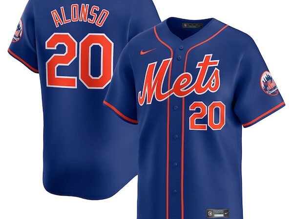 Pete Alonso New York Mets Nike Alternate Limited Player Jersey – Royal