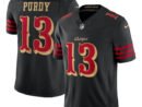Brock Purdy San Francisco 49ers Nike 2025 Rivalries Collection Limited Jersey - Black