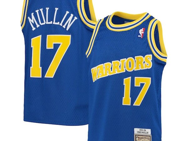 Chris Mullin Golden State Warriors Youth 1993/94 Hardwood Classics Swingman Jersey - Royal
