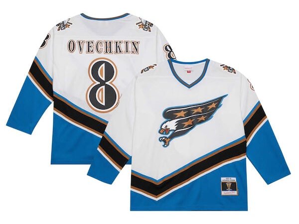 Alexander Ovechkin Washington Capitals 2005/06 Blue Line Player Jersey - White