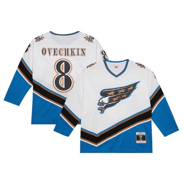 Alexander Ovechkin Washington Capitals 2005/06 Blue Line Player Jersey - White