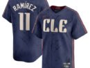 José Ramírez Cleveland Guardians Nike 2024 City Connect Limited Jersey - Navy