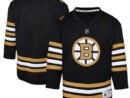 Boston Bruins Youth 100th Anniversary Replica Jersey - Black
