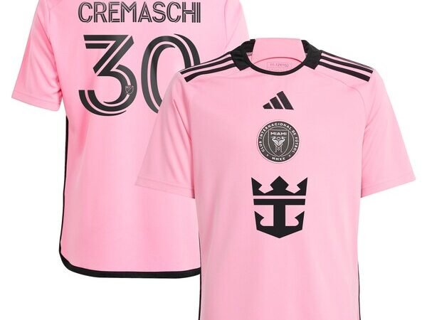 Benjamin Cremaschi Inter Miami CF adidas Youth 2024 2getherness Replica Player Jersey - Pink