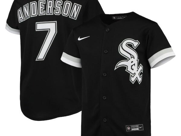 Tim Anderson Chicago White Sox Nike Youth Alternate Replica Player Jersey - Black