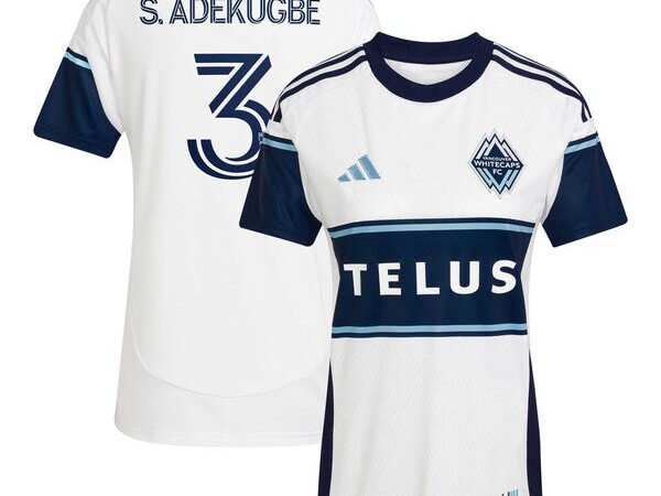 Samuel Adekugbe Vancouver Whitecaps FC adidas Women's 2025 The Peak Replica Player Jersey - White