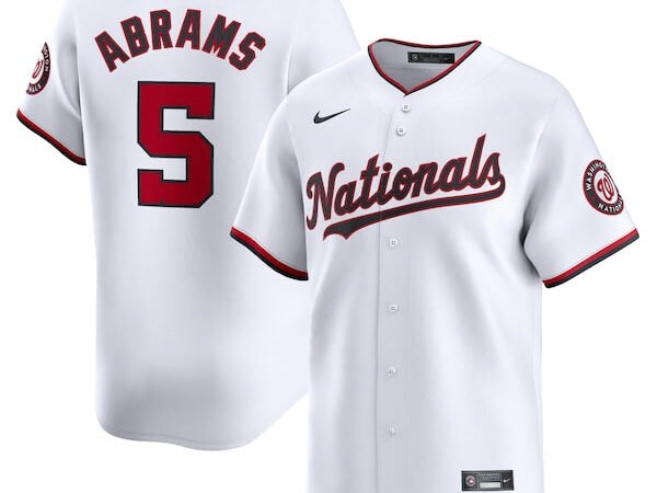 CJ Abrams Washington Nationals Nike Youth Home Limited Player Jersey - White