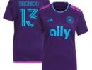 Brandt Bronico Charlotte FC adidas Women's 2023 Crown Jewel Kit Replica Jersey - Purple