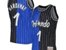 Penny Hardaway Orlando Magic Hardwood Classics 1994/95 Split Swingman Jersey - Blue/Black