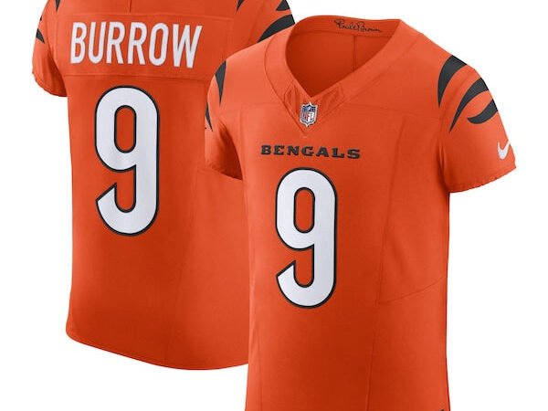 Joe Burrow Cincinnati Bengals Nike Vapor F.U.S.E. Elite Jersey - Orange