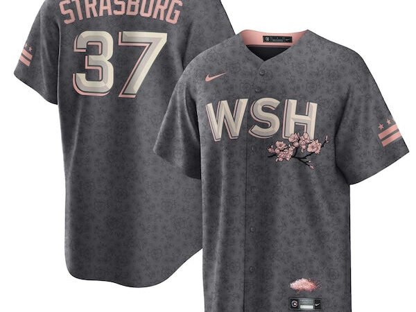 Stephen Strasburg Washington Nationals Nike City Connect Replica Player Jersey - Gray