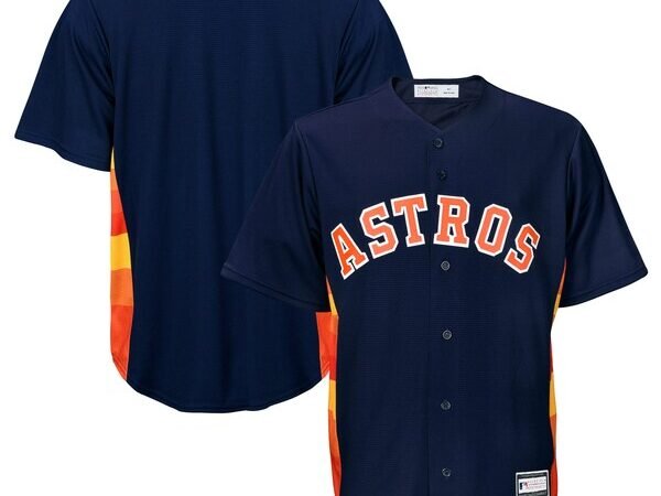 Houston Astros Big & Tall Replica Team Jersey - Navy