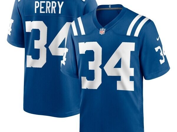 Joe Perry Indianapolis Colts Nike Game Retired Player Jersey - Royal