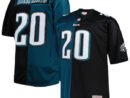Brian Dawkins Philadelphia Eagles Big & Tall Split Legacy Retired Player Replica Jersey - Midnight Green/Black