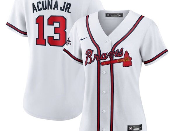 Ronald Acuña Jr. Atlanta Braves Nike Women's 2025 MLB All-Star Game Home Replica Player Jersey - White