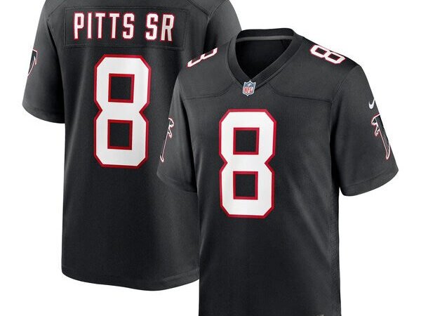Kyle Pitts Sr. Atlanta Falcons Nike Alternate  Game Jersey - Black