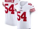 Fred Warner San Francisco 49ers Nike Vapor Elite Jersey - White/Scarlet