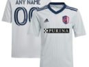 St. Louis City SC adidas Youth 2024 The Spirit Kit Replica Custom Jersey - Gray