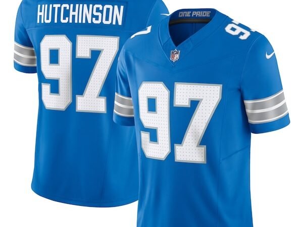 Aidan Hutchinson Detroit Lions Nike Vapor F.U.S.E. Limited Jersey - Blue