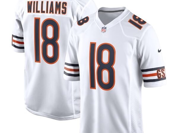 Caleb Williams Chicago Bears Nike 2024 NFL Draft First Round Pick Player Game Jersey - White