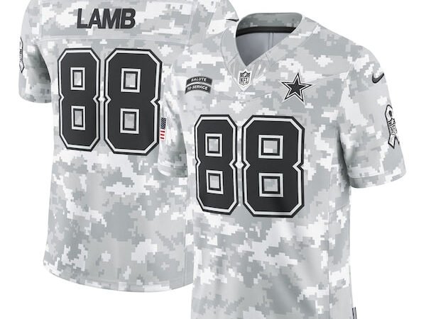 CeeDee Lamb Dallas Cowboys Nike 2024 Salute to Service Limited Jersey - Arctic Camo
