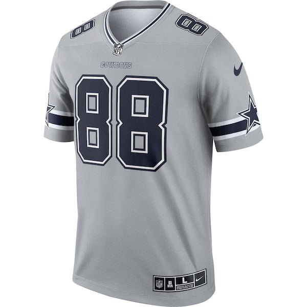 CeeDee Lamb Dallas Cowboys Nike Inverted Legend Jersey - Gray