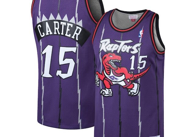 Youth Vince Carter Toronto Raptors 1998/99 Hardwood Classics Swingman Jersey - Purple/White