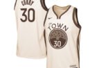 Stephen Curry Golden State Warriors Nike Youth 2025/26 City Edition Swingman Jersey - Tan