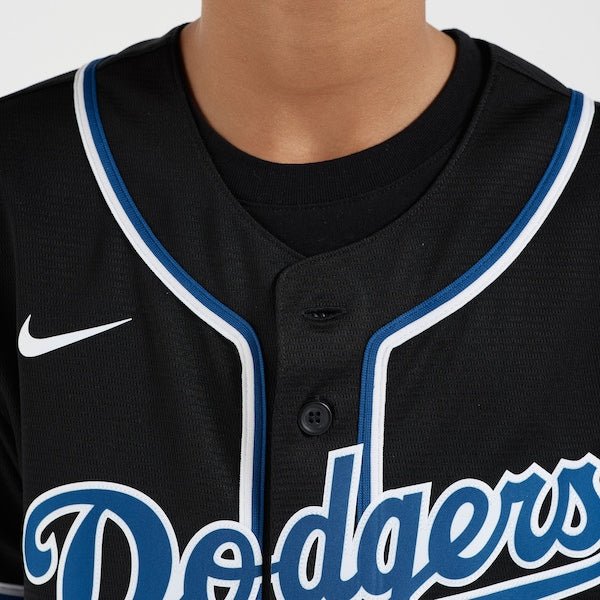 Shohei Ohtani Los Angeles Dodgers Nike Youth Lights Out Replica Player Jersey - Black
