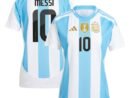 Lionel Messi Argentina National Team adidas Women's 2024 Home Replica Player Jersey - White/Blue