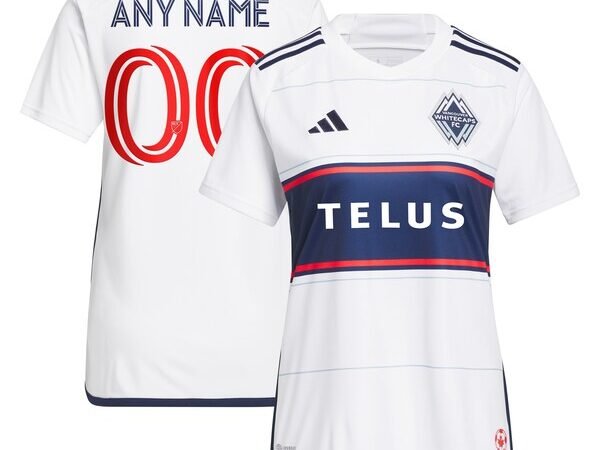 Vancouver Whitecaps FC adidas Women's 2024 Bloodlines Replica Custom Jersey - White
