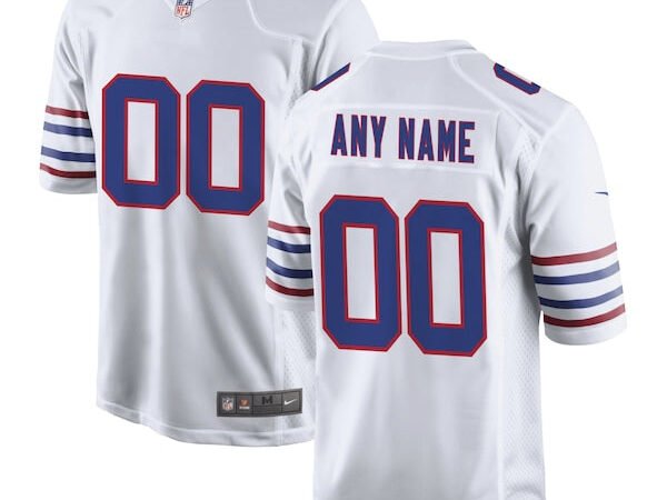 Buffalo Bills Nike Alternate Custom Game Jersey - White
