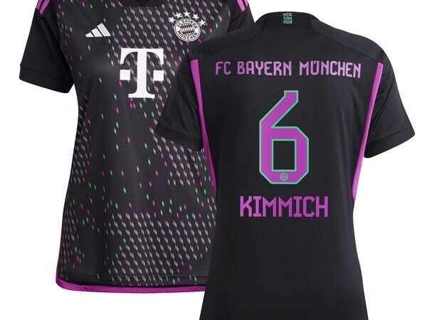 Joshua Kimmich Bayern Munich adidas Women's 2023/24 Away Replica Player Jersey - Black/White