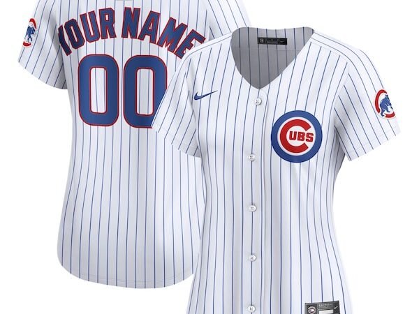 Chicago Cubs Nike Women's Home Limited Custom Jersey - White