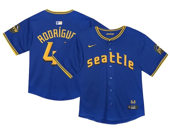 Seattle Mariners Nike Toddler City Connect Limited Player Jersey - Navy