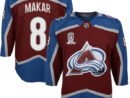 Cale Makar Colorado Avalanche Youth Home 2022 Stanley Cup Champions Premier Player Jersey - Burgundy
