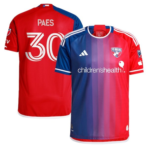 Maarten Paes FC Dallas adidas 2024 After Burner Authentic Player Jersey – Navy