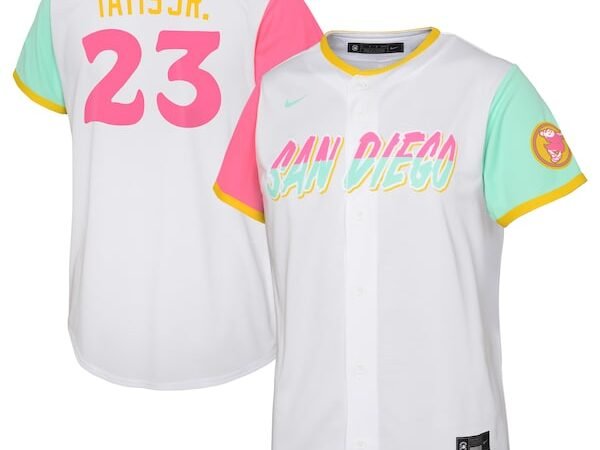 Fernando Tatis Jr. San Diego Padres Nike Preschool 2022 City Connect Replica Player Jersey - White