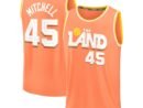 Donovan Mitchell Cleveland Cavaliers  Youth 2025/26 City Edition Fast Break Jersey - Orange