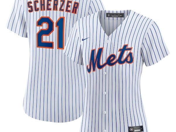 Max Scherzer New York Mets Nike Women's Home Replica Player Jersey - White
