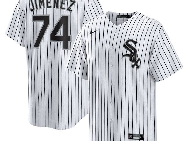 Eloy Jimenez Chicago White Sox Nike Home Replica Player Name Jersey - White/Black