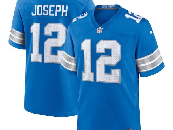 Brandon Joseph Detroit Lions Nike Team Game Jersey -  Blue