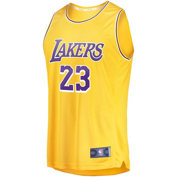 LeBron James Los Angeles Lakers Youth Fast Break Player Jersey - Icon Edition - Gold
