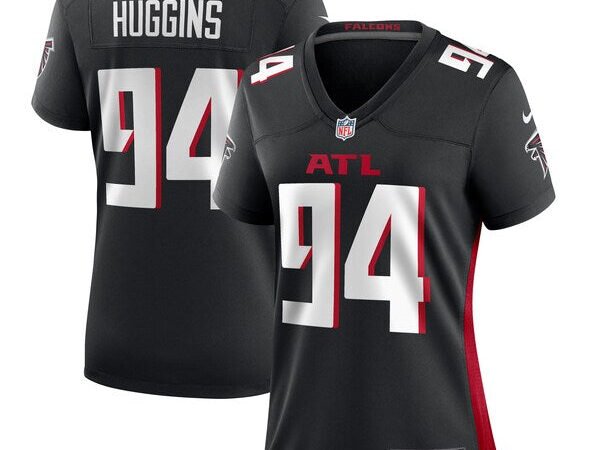 Albert Huggins Atlanta Falcons Nike Women's Team Game Jersey - Black