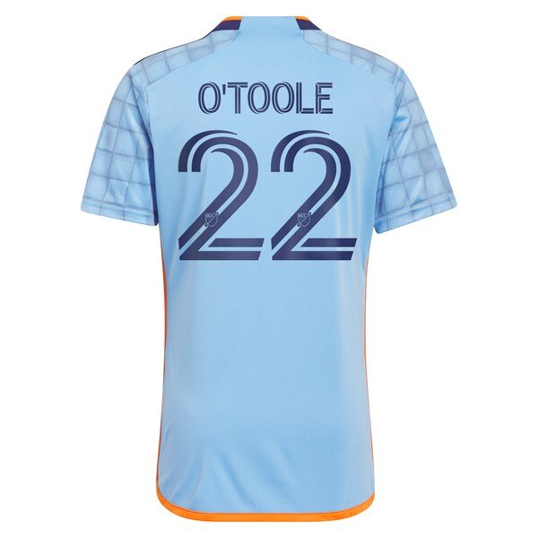 Kevin O'Toole New York City FC adidas 2024 The Interboro Kit Replica Player Jersey – Light Blue