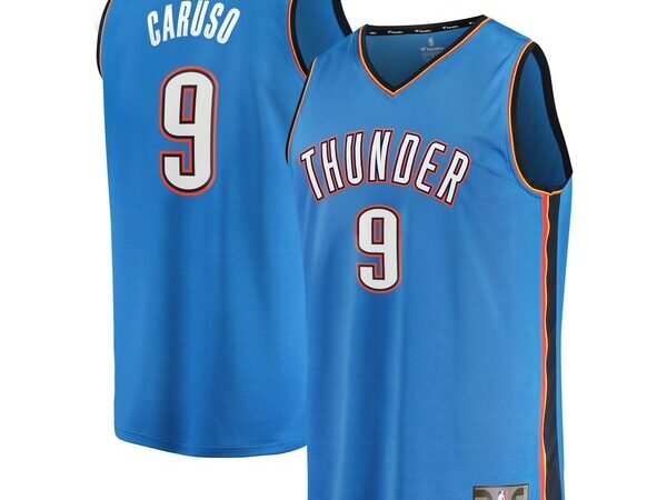 Alex Caruso Oklahoma City Thunder  Fast Break Replica Player Jersey - Icon Edition - Blue