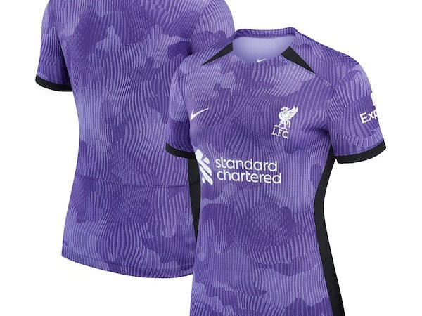 Liverpool Nike Women's 2023/24 Third Stadium Replica Jersey - Purple