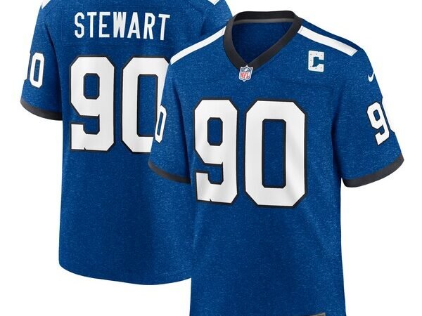 Grover Stewart Indianapolis Colts Nike Indiana Nights Alternate Game Jersey - Royal/Royal