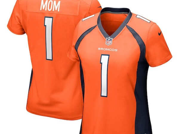 Number 1 Mom Denver Broncos Nike Women's Game Jersey - Orange
