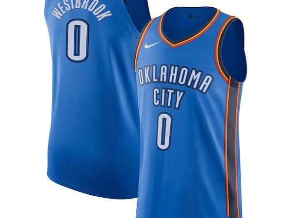 Russell Westbrook Oklahoma City Thunder Nike Authentic Player Jersey - Icon Edition - Blue